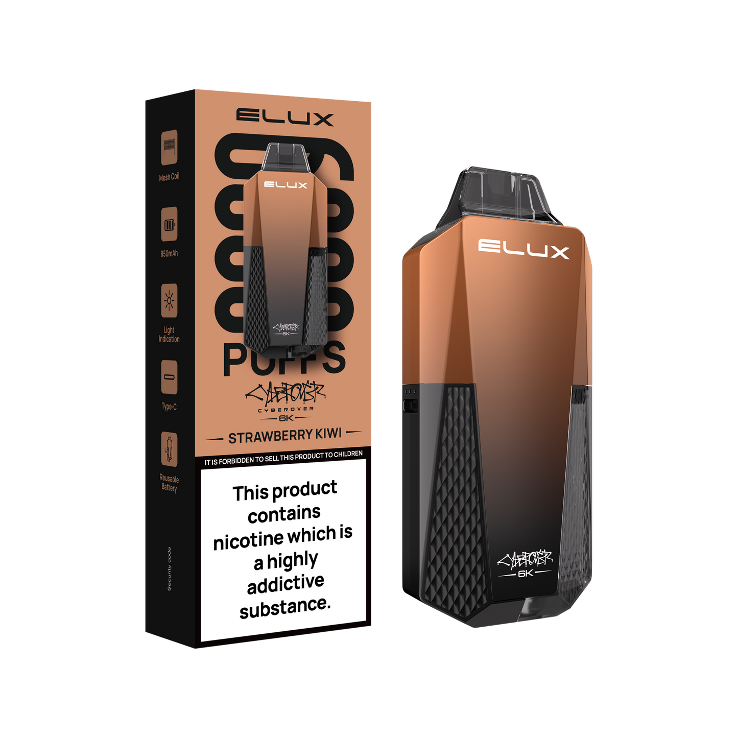 Elux Cyberover 6K Prefilled Vape Kit