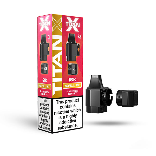 Titan X Prefilled Pod Vape Kit RainbowBurst