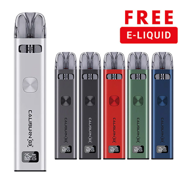 Uwell Caliburn G3 Vape Kit | Free 10ml E-Liquid Vapor Shop Direct Uwell Caliburn G3 Vape Kit | Free 10ml E-Liquid Vapor Shop Direct