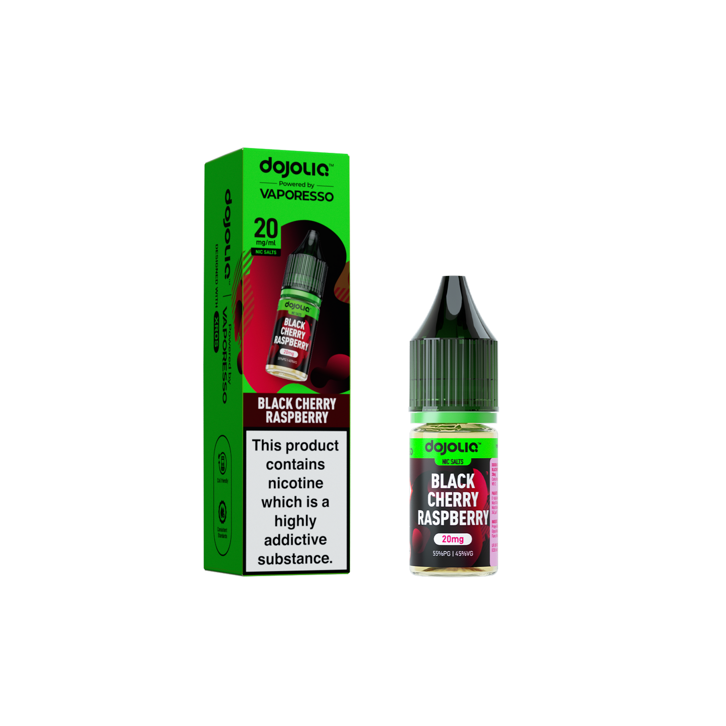 Black Cherry Raspberry Nic Salt by Vaporesso - Nic Salts UK