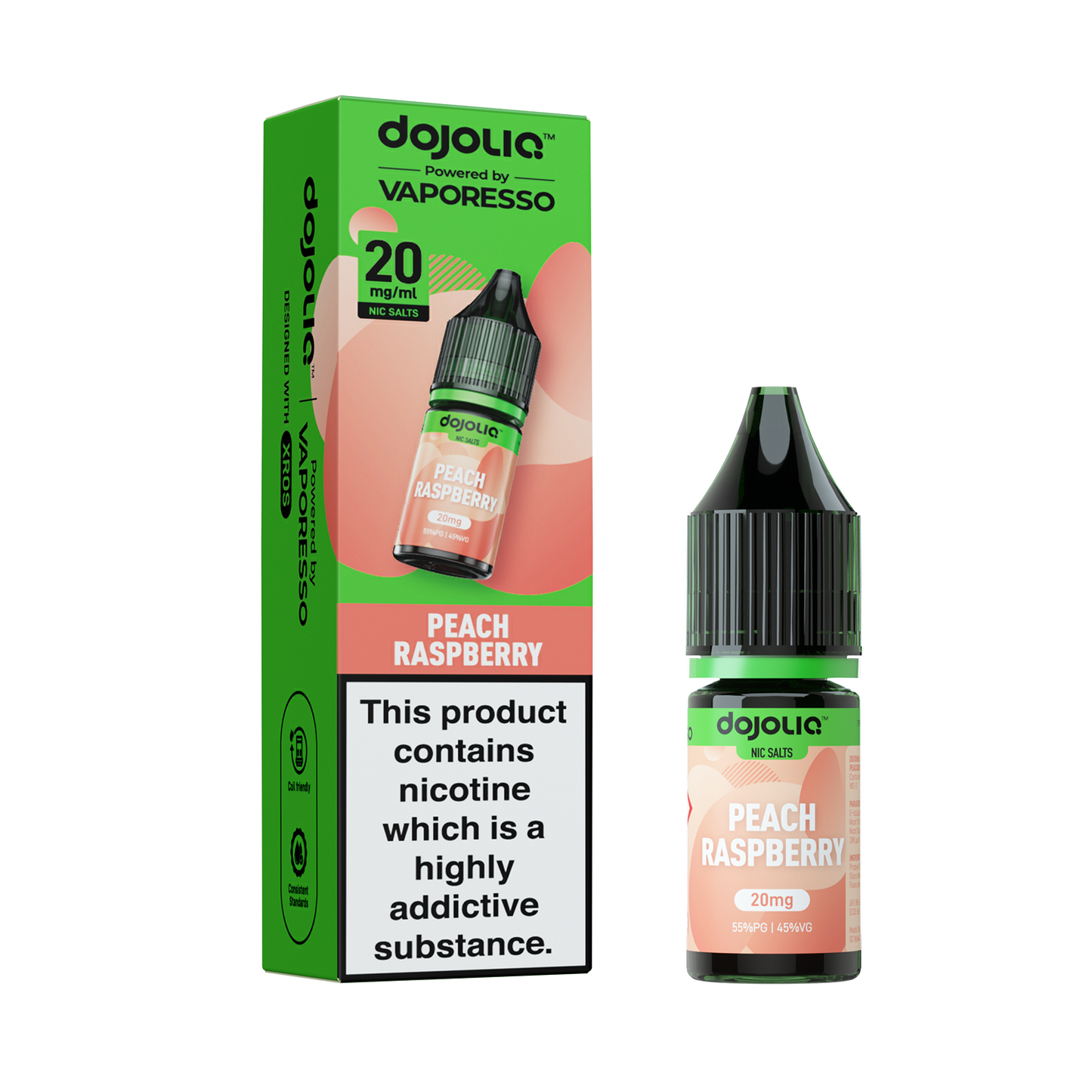 Peach Raspberry Nic Salt by Vaporesso - Nic Salts UK