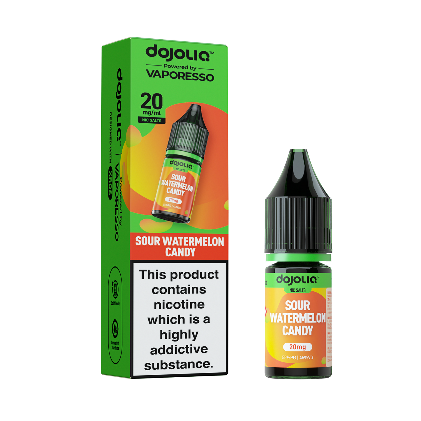 Sour Watermelon Candy Nic Salt by Vaporesso - Nic Salts UK