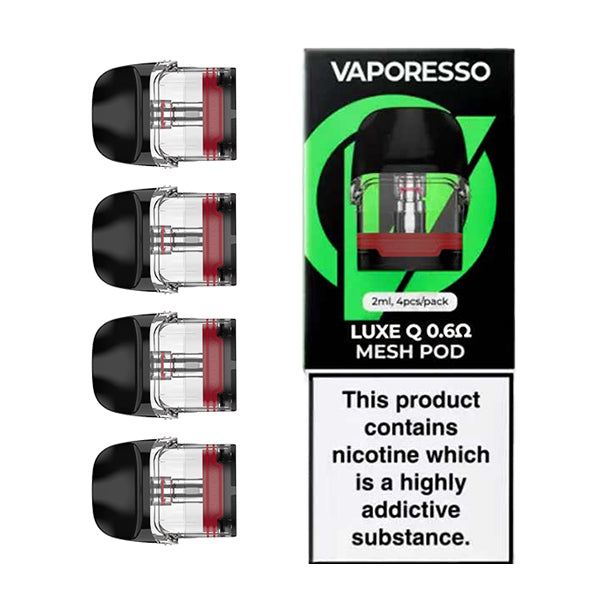 Vaporesso Luxe Q Replacement Pod 2pk - Replacement Pods UK Vapor Shop Direct Vaporesso Luxe Q Replacement Pod 2pk - Replacement Pods UK Vapor Shop Direct