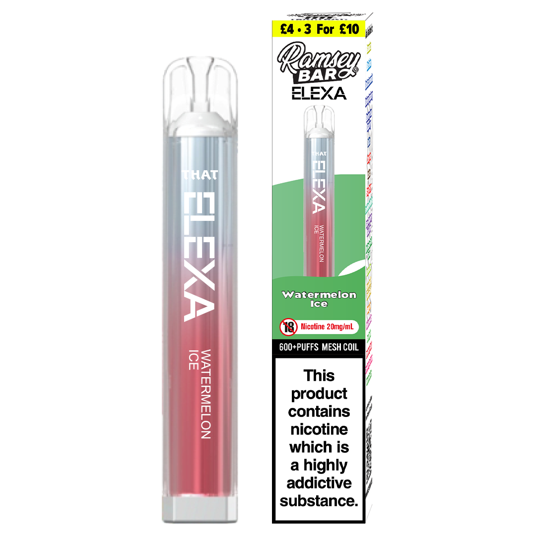 Ramsey Bar Elexa 20mg Disposable (PastBestBefore)