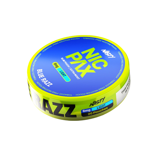 Blue Razz Nasty Nic Pax Nicotine Pouches