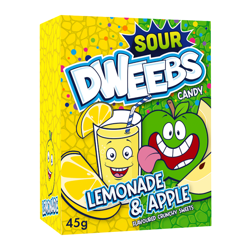 DWEEBS Candy Sour Lemonade & Apple 45g