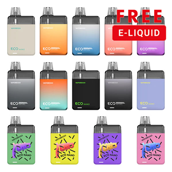 Vaporesso Eco Nano Pod Vape Kit - Vape Pod Systems UK Vapor Shop Direct Vaporesso Eco Nano Pod Vape Kit - Vape Pod Systems UK Vapor Shop Direct