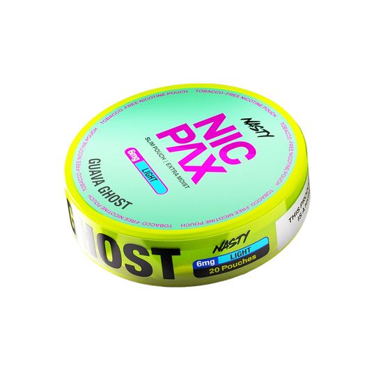 Guava Ghost Nasty Nic Pax Nicotine Pouches
