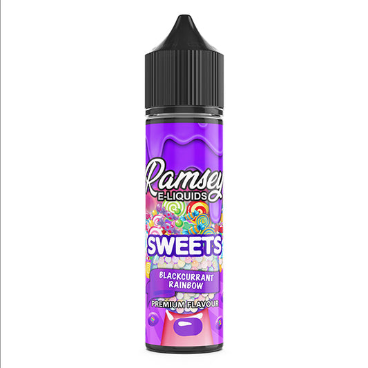 Ramsey E-Liquids Sweets Blackcurrant Rainbow 50ml Shortfill