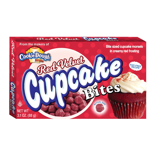 Cookie Dough Bites Red Velvet Cupcake Theatre Box 3.10z (88g)