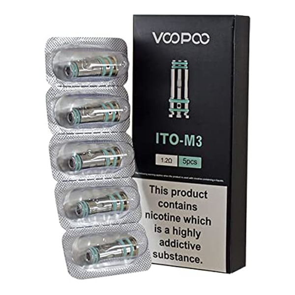 Voopoo ITO Replacement Coils / 5 Pack-ITO-M2 1.0ohm (10-14w)