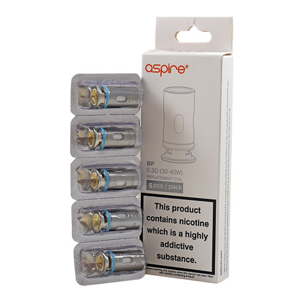 Aspire BP Replacement Coils 5 Pack-0.3ohm