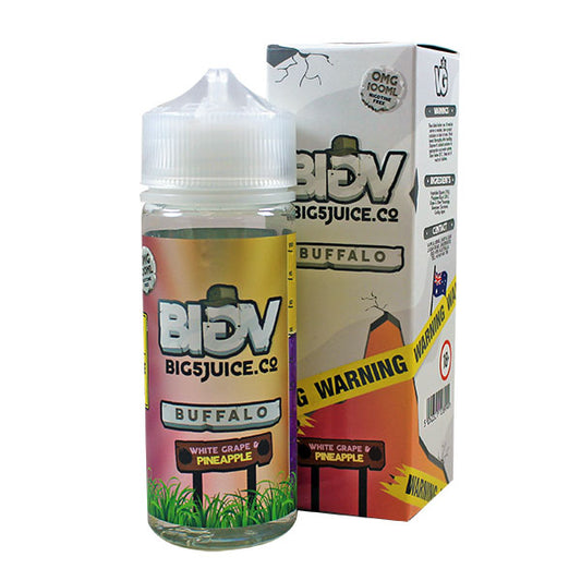 Big 5 Buffalo White Grape & Pineapple E-liquid 100ml Shortfill