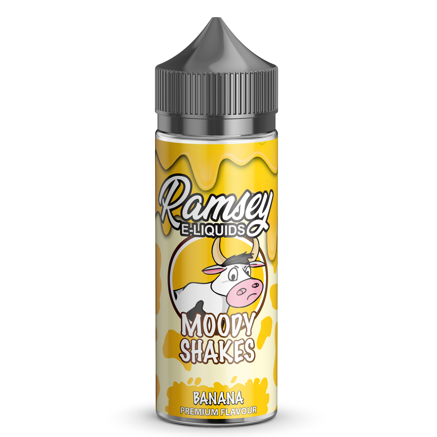 Ramsey E-Liquids Moody Shakes: Banana 0mg 100ml Shortfill E-Liquid
