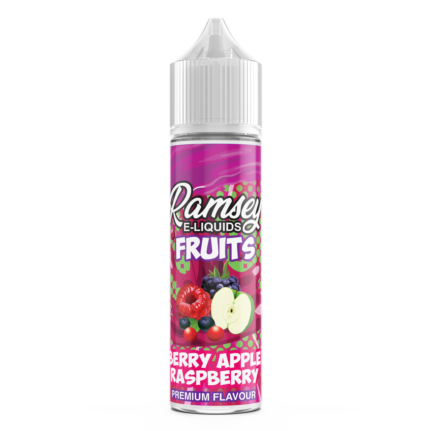 Ramsey E-Liquids Fruits: Berry Apple Raspberry 0mg 50ml Shortfill E-Liquid