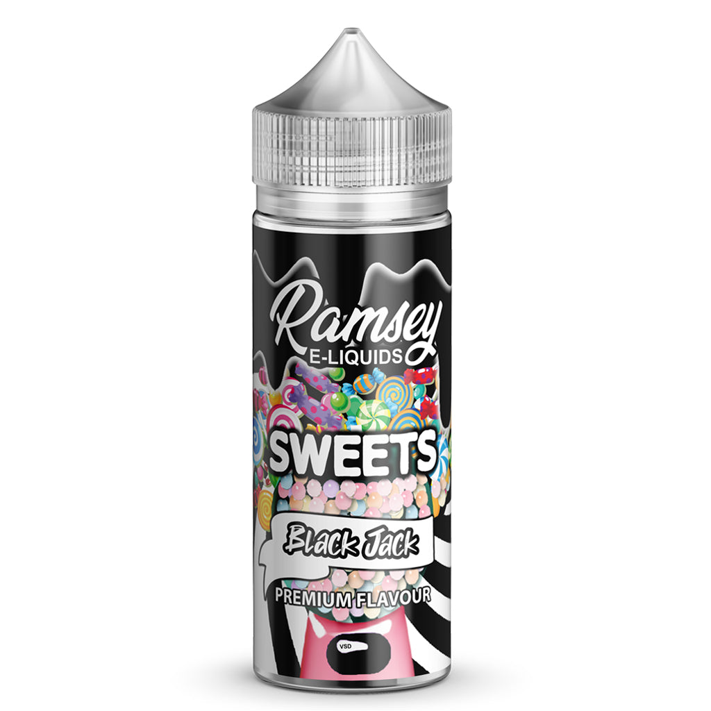 Ramsey E-Liquids Sweets Blackjack 0mg 100ml Shortfill E-Liquid