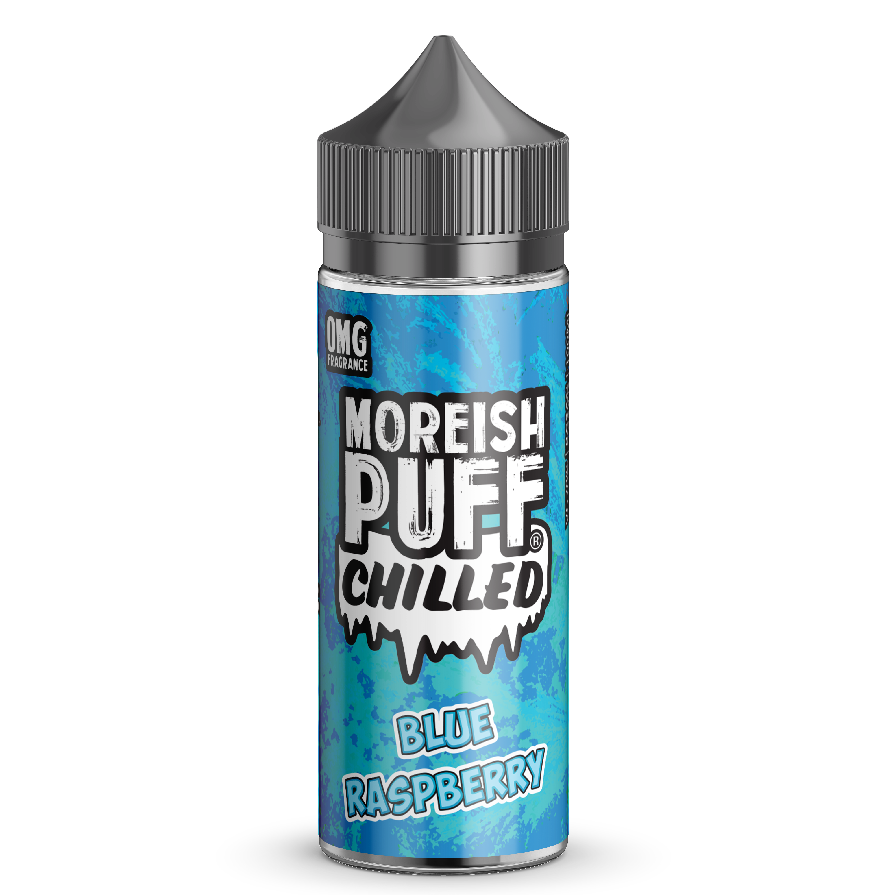 Chilled Blue Raspberry E-Liquid by Moreish Puff 100ml Shortfill
