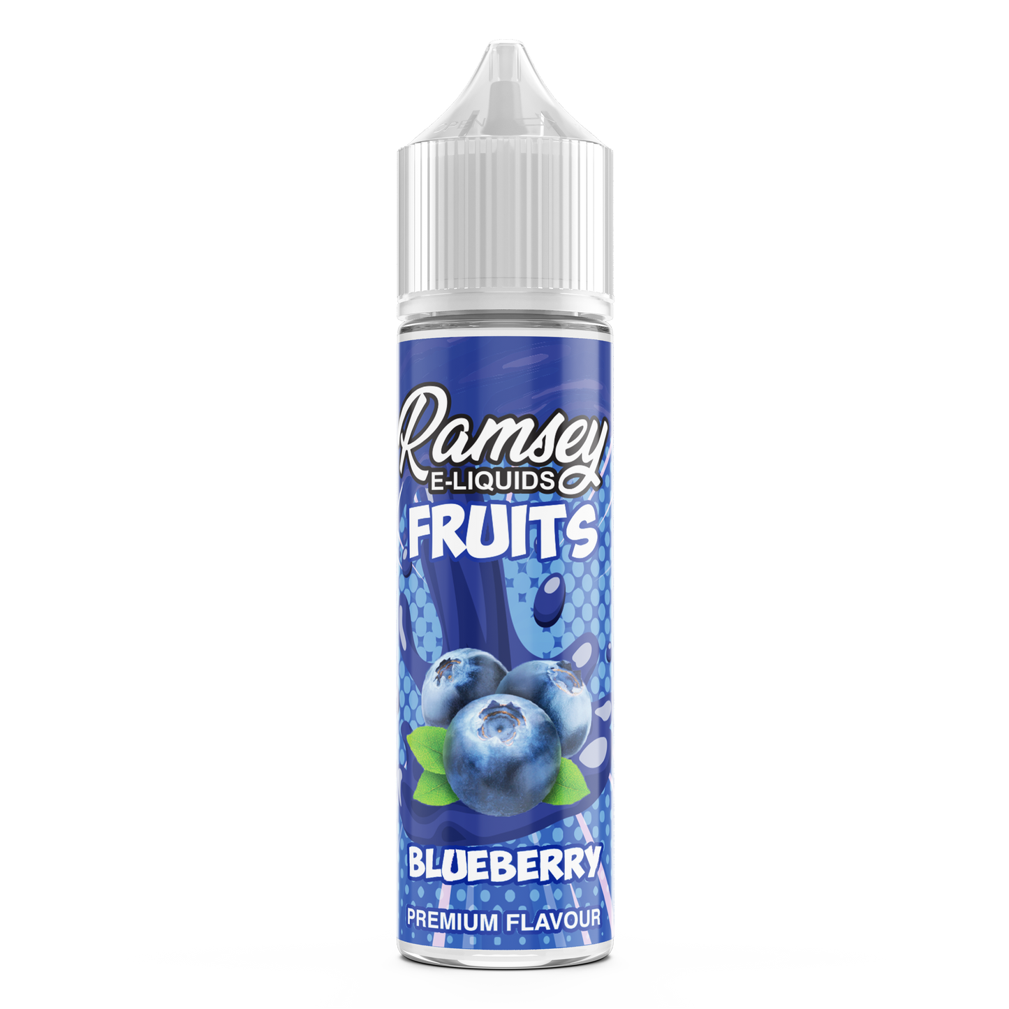 Ramsey E-Liquids Fruits: Blueberry 0mg 50ml Shortfill E-Liquid