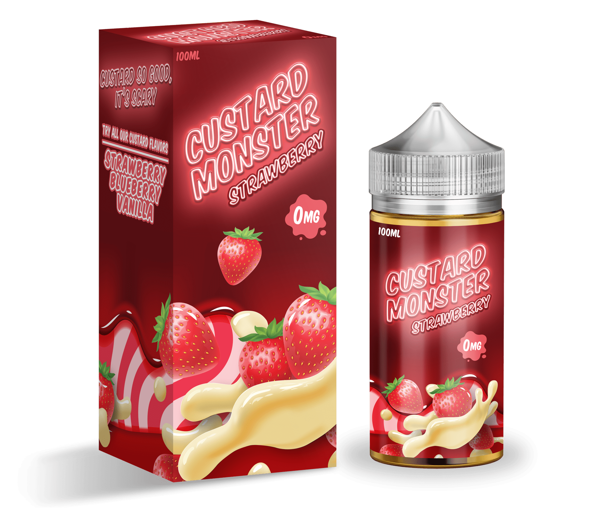 Custard Monster E Liquid – Strawberry – 100ml
