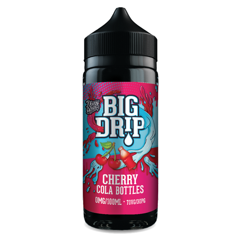 Big Drip Cherry Cola Bottles by Doozy Vape | Shortfill E-liquid UK Vapor Shop Direct Big Drip Cherry Cola Bottles by Doozy Vape | Shortfill E-liquid UK Vapor Shop Direct