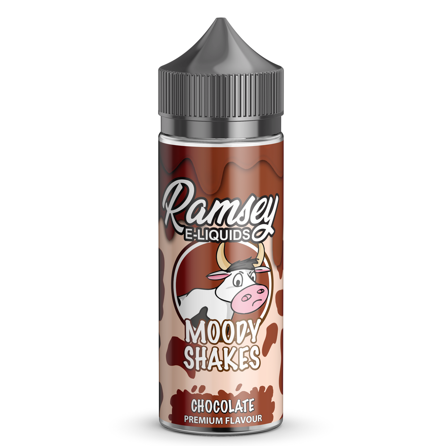 Ramsey E-Liquids Moody Shakes: Chocolate 0mg 100ml Shortfill E-Liquid