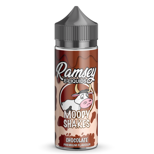 Ramsey E-Liquids Moody Shakes: Chocolate 0mg 100ml Shortfill E-Liquid