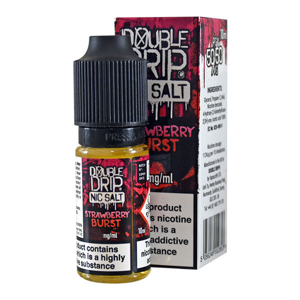 Double Drip Strawberry Burst 10ml Nic Salt