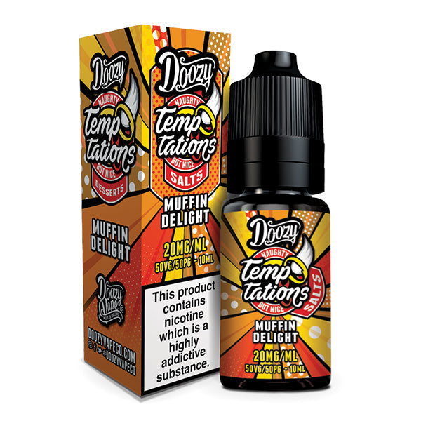 Doozy Temptations Muffin Delight 10ml Nic Salt