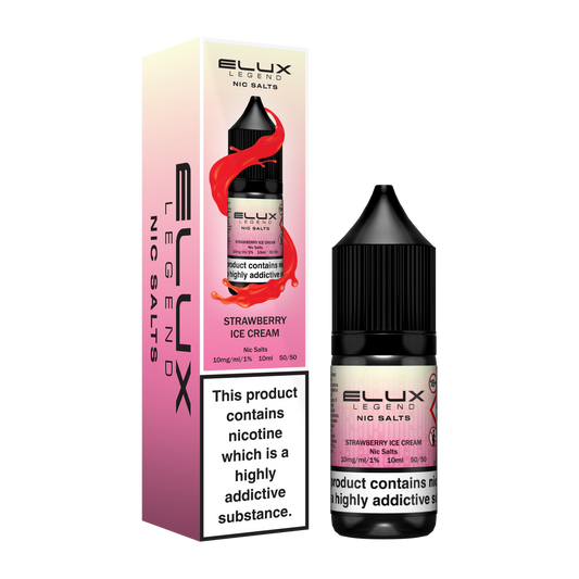 Strawberry Ice Cream Nic Salt by Elux - Nic Salts UK