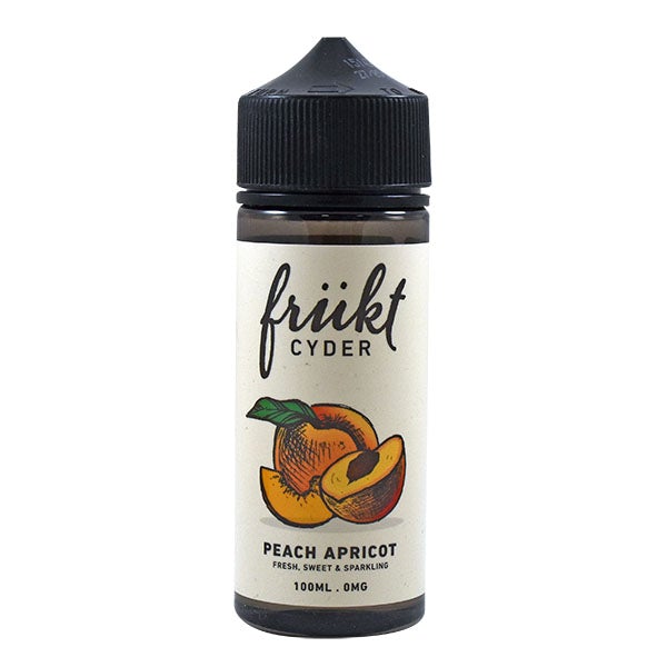 Peach Apricot E-Liquid by Frukt Cyder - Shortfills UK