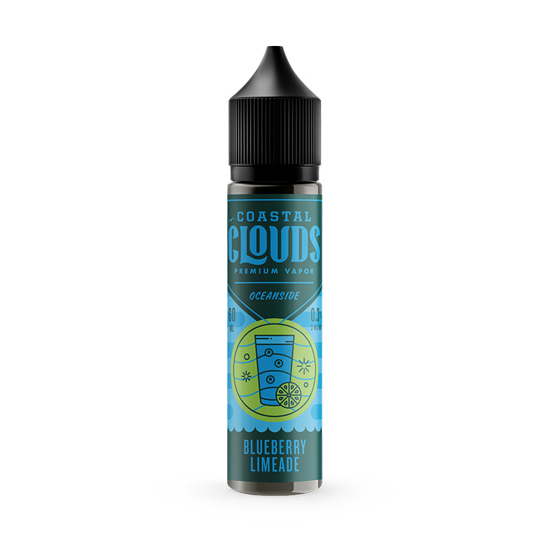 Blueberry Limeade E-liquid by Coastal Clouds 50ml Shortfill