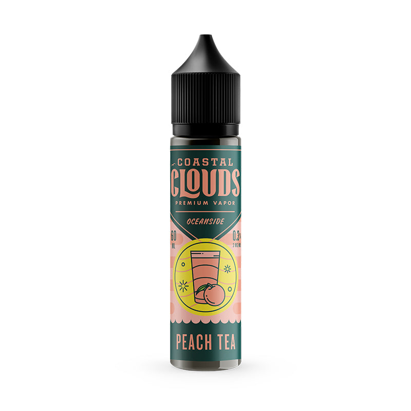 Peach Tea E-liquid by Coastal Clouds 50ml Shortfill