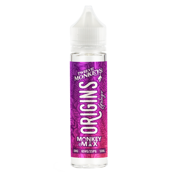 Twelve Monkeys Origins Galago E-Liquid 50ml Short (Dated 05/2020)