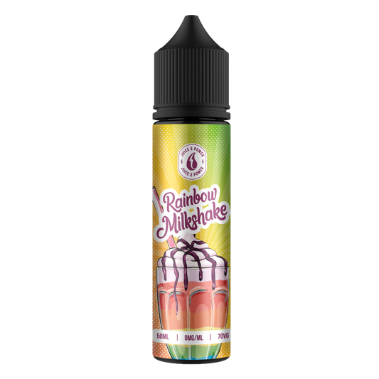 Juice N Power Rainbow Milkshake E-liquid 50ml Shortfill