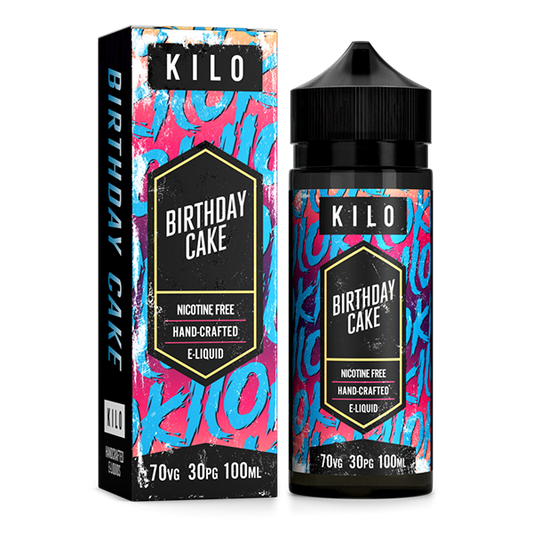 Kilo New Series: Birthday Cake 0mg 100ml Shortfill E-Liquid