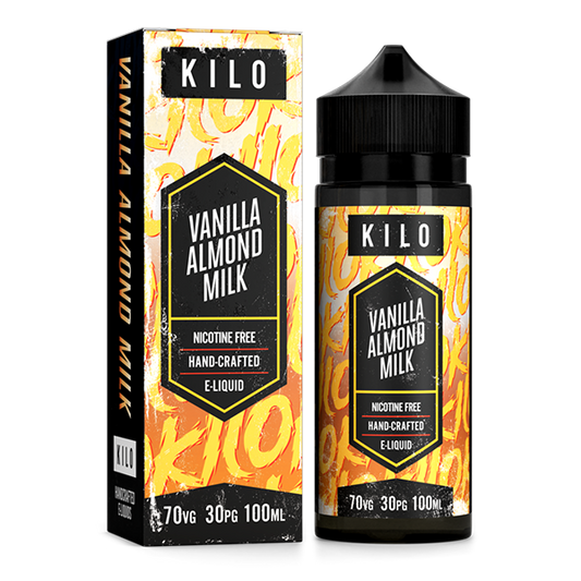 Kilo New Series: Vanilla Almond Milk 0mg 100ml Shortfill E-Liquid