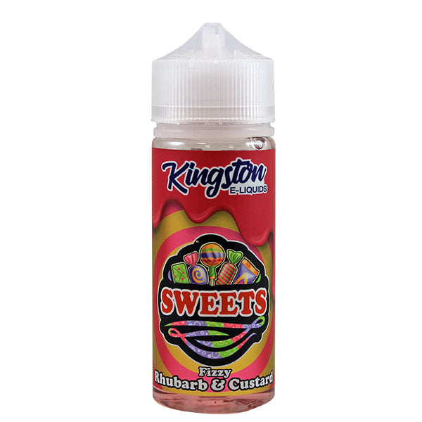 KIngston Fizzy Rhubarb & Custard E-Liquid 100ml Shortfill