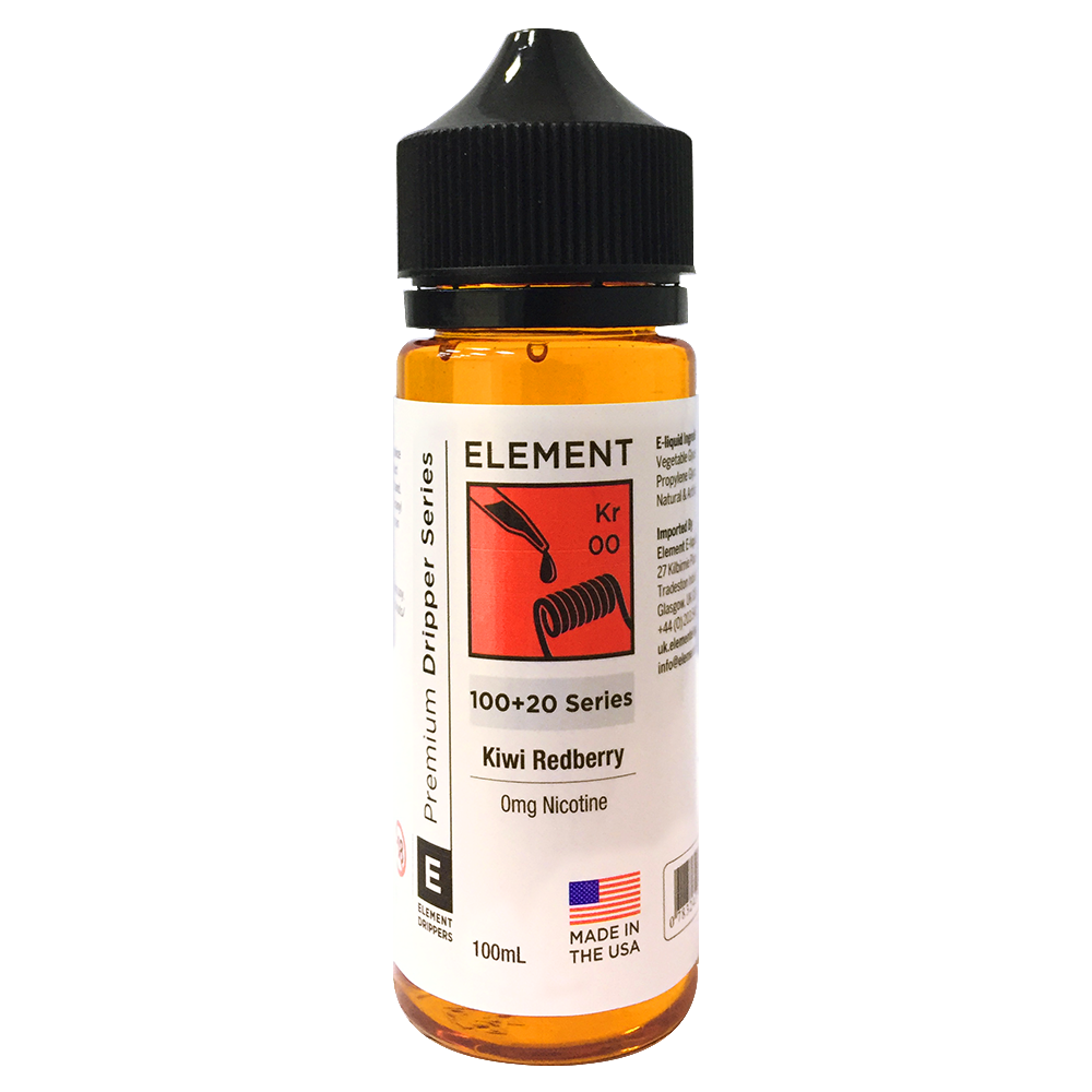Kiwi Redberry E-Liquid by Element 100ml Shortfill