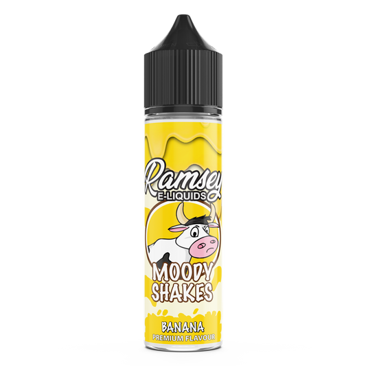 Ramsey E-liquids Moody Shakes Banana 50ml Shortfill 0mg