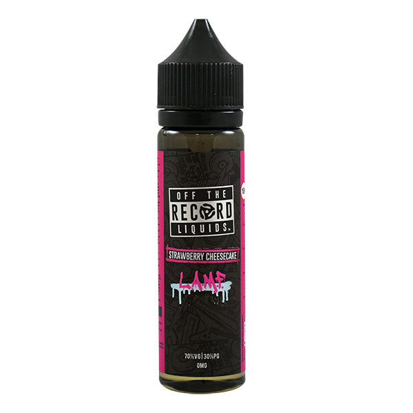 Off the Record Eliquids by Daddy's Vapor - L.A.M.F. Strawberry Cheesecake 0mg 50ml Shortfill E-Liquid