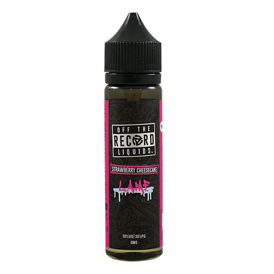 Off the Record Eliquids by Daddy's Vapor - L.A.M.F. Strawberry Cheesecake 0mg 50ml Shortfill E-Liquid