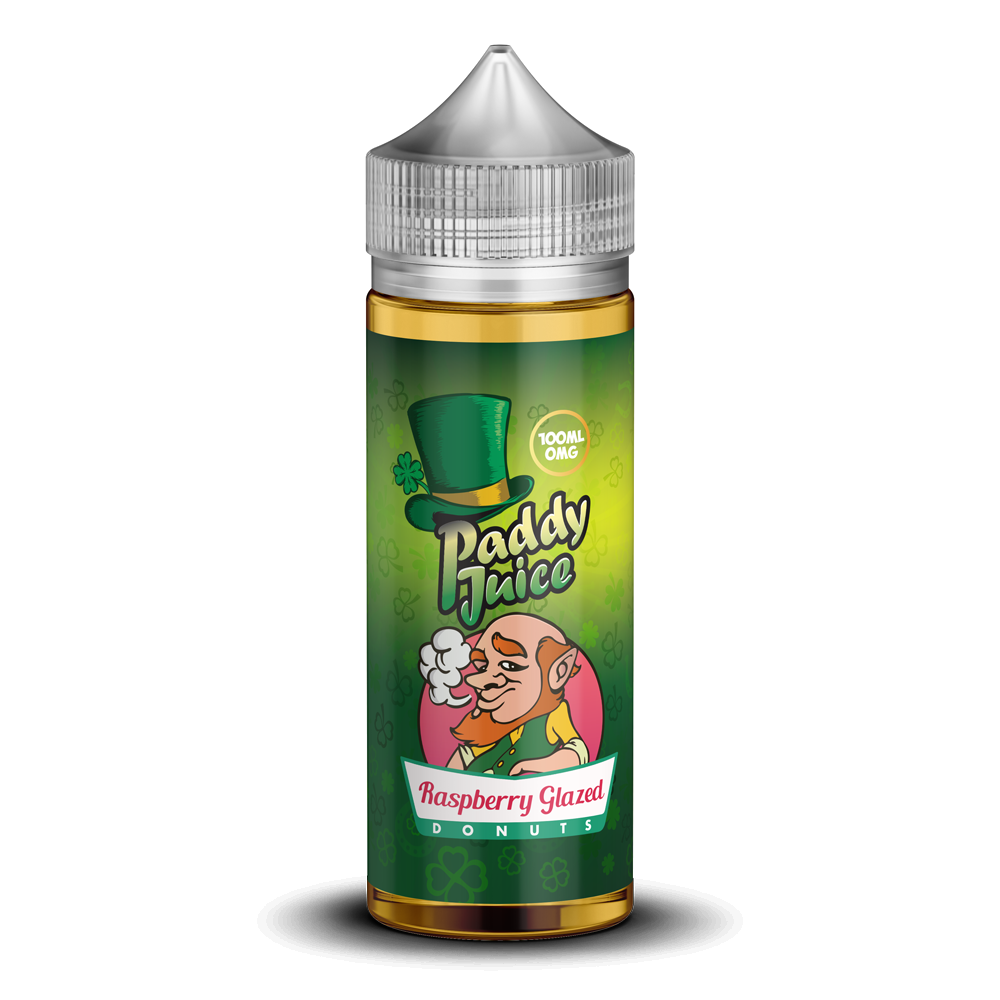 Raspberry Glazed E-Liquid by Paddy Juice 100ml Short Fill