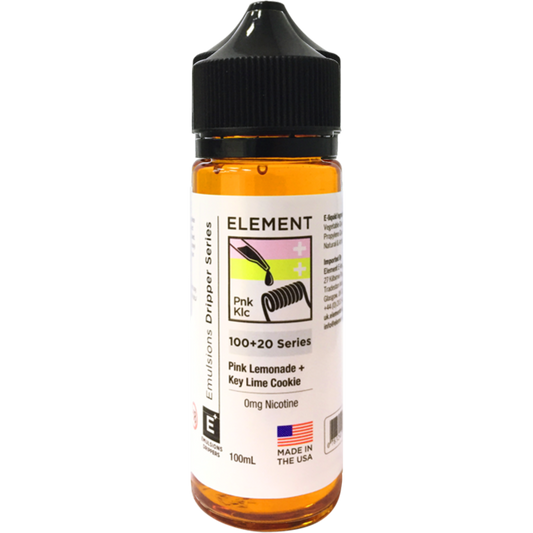 Element Emulsion: Pink Lemonade & Key Lime Cookie 0mg 100ml Shortfill E-liquid