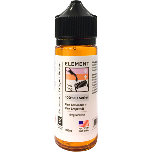 Element Emulsion: Pink Lemonade & Pink Grapefruit 0mg 100ml Shortfill E-liquid