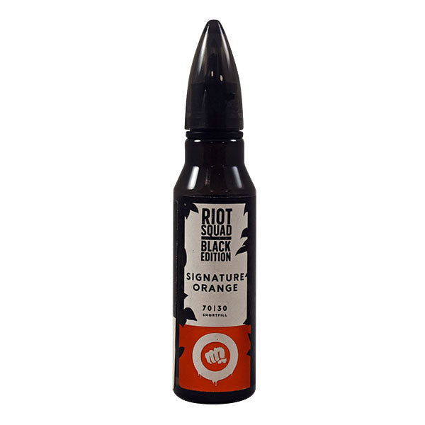 Riot Squad Black Edition Signature Orange 0mg 50ml Shortfill E-Liquid