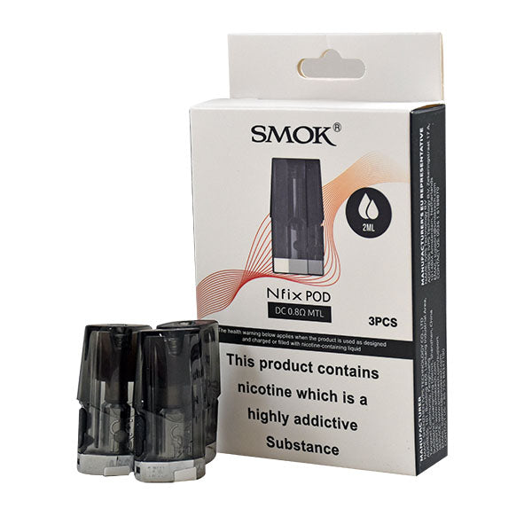 SMOK Nfix Replacement Pod 3pcs - Replacement Pods UK Vapor Shop Direct SMOK Nfix Replacement Pod 3pcs - Replacement Pods UK Vapor Shop Direct