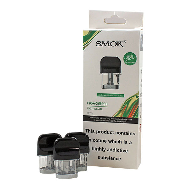 Smok Novo 2 Replacement Pod 2ml 3 Pack-Mesh 1.0ohm