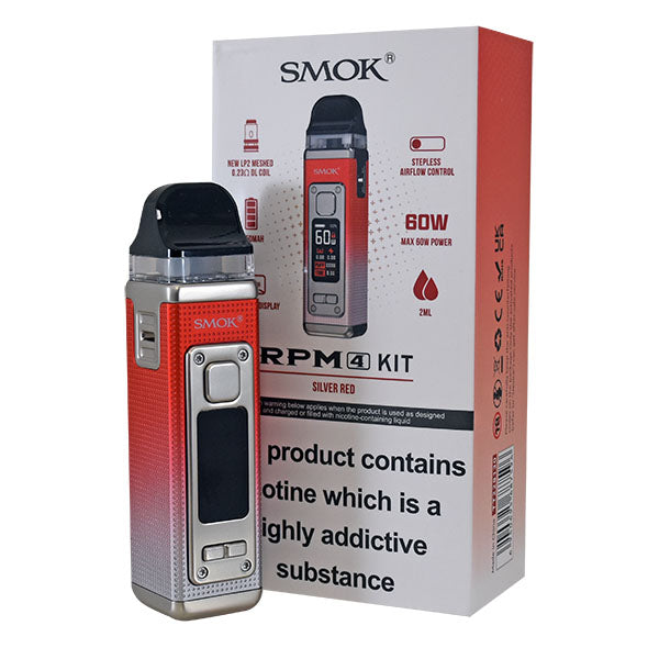 Smok RPM 4 Pod Vape Kit - Silver Red