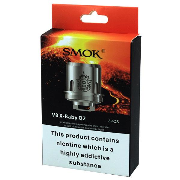 Smok V8 Baby Beast Replacement Coils 5 Pack-T12 Light Coils (Red Light)