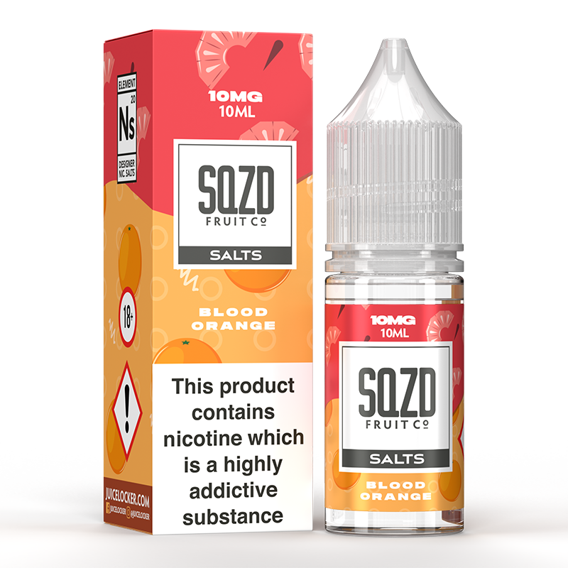 Blood Orange Nic Salt by SQZD - Nic Salts UK